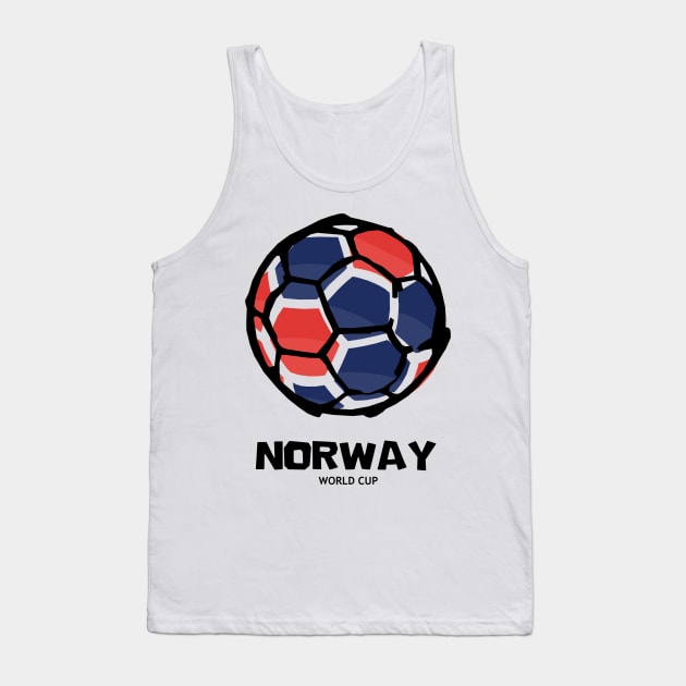 Norway Football Country Flag Tank Top by KewaleeTee